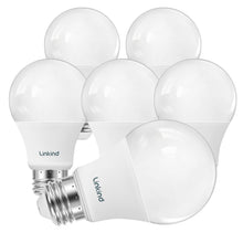 Linkind A19 Bulbs Dimmable, 60W Equivalent, Energy Efficient 9W, 2700K, 800 Lumens, E26 Standard Base, Lighting for Bedroom Living Room Home Office, 6 Packs — Complimentary Gift with $37+ Orders; If the Gift Is Out of Stock or Its Price Rises...