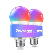 Govee Smart Light Bulbs, A19 LED Light Bulb, 800 Lumen, E26 Base — Complimentary Gift with $55+ Orders; If the Gift Is Out of Stock or Its Price Rises, Order Cancelled with Full Refund Before Shipment