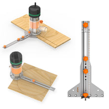 Imbot Router Circle Cutting Jig Stainless Steel Adjustable Depth — Complimentary Gift with $75+ Orders; If the Gift Is Out of Stock or Its Price Rises, Order Cancelled with Full Refund Before Shipment