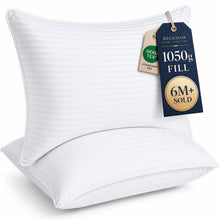 Beckham Hotel Collection Gel Pillow 2-Pack Queen Luxury Plush Down Alternative — Complimentary Gift with $104+ Orders; If the Gift Is Out of Stock or Its Price Rises, Order Cancelled with Full Refund Before Shipment