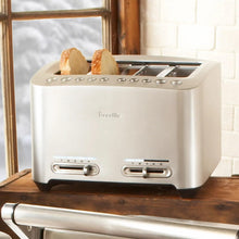 Breville BTA840XL Die-Cast Smart Toaster, 4 Slice, Brushed Stainless Steel — Complimentary Gift with $370+ Orders; If the Gift Is Out of Stock or Its Price Rises, Order Cancelled with Full Refund Before Shipment