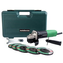 Metabo HPT 4-1/2-Inch Angle Grinder, Includes 5 Grinding Wheels & Hard Case, 6.2-Amp Compact & Lightweight, G12SR4 — Complimentary Gift with $395+ Orders; If the Gift Is Out of Stock or Its Price Rises, Order Cancelled with Full Refund Before Sh...