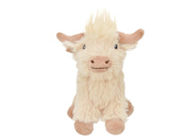 Multipet Highland Cow Plush Dog Toy 2-Pack – Soft Squeaky Farm Animal Toy for Dogs – Assorted Colors (5") — Complimentary Gift with $42+ Orders; If the Gift Is Out of Stock or Its Price Rises, Order Cancelled with Full Refund Before Shipment