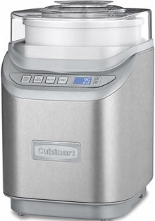 Cuisinart ICE-70WB Ice Cream Maker, 2-Quart, LCD Screen & Timer, Stainless Steel — Complimentary Gift with $265+ Orders; If the Gift Is Out of Stock or Its Price Rises, Order Cancelled with Full Refund Before Shipment