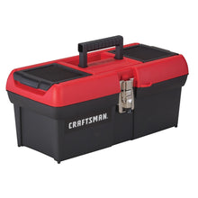 CRAFTSMAN Tool Box, Lockable, 16 in., Red/Black (CMST16901) — Complimentary Gift with $272+ Orders; If the Gift Is Out of Stock or Its Price Rises, Order Cancelled with Full Refund Before Shipment
