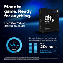 Intel Core Ultra 7 Processor 265 (30M Cache, up to 5.30 GHz) — Complimentary Gift with $329+ Orders; If the Gift Is Out of Stock or Its Price Rises, Order Cancelled with Full Refund Before Shipment
