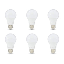 Amazon Basics 60W Equivalent, Daylight White, Non-Dimmable, Energy Efficient, 10,000 Hour Lifetime, A19 Bulbs, 6-Pack — Complimentary Gift with $49+ Orders; If the Gift Is Out of Stock or Its Price Rises, Order Cancelled with Full Refund Befo...