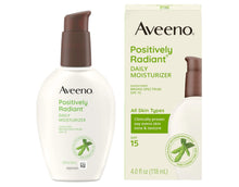 Aveeno Positively Radiant Daily Facial Moisturizer SPF 15 — Complimentary Gift with $44+ Orders; If the Gift Is Out of Stock or Its Price Rises, Order Cancelled with Full Refund Before Shipment