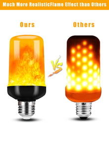 Hompavo 【Upgraded】 Flame Light Bulbs for Home Decor with Upside Down Effect — Complimentary Gift with $62+ Orders; If the Gift Is Out of Stock or Its Price Rises, Order Cancelled with Full Refund Before Shipment