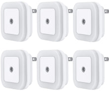 Uigos LED Duck Nose Night Light, Smart Dusk-to-Dawn Sensor, 6-Pack — Complimentary Gift with $41+ Orders; If the Gift Is Out of Stock or Its Price Rises, Order Cancelled with Full Refund Before Shipment