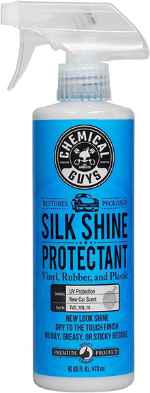 Chemical Guys, Silk Shine Vinyl, Rubber & Trim Dressing, Non-Greasy, 16 oz — Complimentary Gift with $35+ Orders; If the Gift Is Out of Stock or Its Price Rises, Order Cancelled with Full Refund Before Shipment