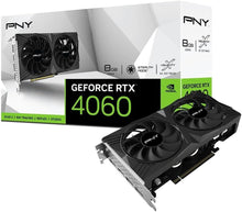 PNY GeForce RTX 4060 8GB VERTO Dual Fan (VCG40608DFXPB1) — Complimentary Gift with $24+ Orders; If the Gift Is Out of Stock or Its Price Rises, Order Cancelled with Full Refund Before Shipment