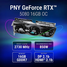 GeForce RTX 5080 OC Triple Fan (VCG508016TFXPB1-O) — Complimentary Gift with $60+ Orders; If the Gift Is Out of Stock or Its Price Rises, Order Cancelled with Full Refund Before Shipment — Ships When Available