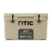 RTIC 45 QT Ultra-Tough Hard Cooler, Tan — Complimentary Gift with $367+ Orders; If the Gift Is Out of Stock or Its Price Rises, Order Cancelled with Full Refund Before Shipment