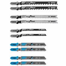 Bosch T5002A 10 pc. T-Shank Jig Saw Blade Set for Wood and Metal — Complimentary Gift with $146+ Orders; If the Gift Is Out of Stock or Its Price Rises, Order Cancelled with Full Refund Before Shipment