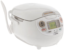 Zojirushi NS-ZCC10 Neuro Fuzzy Rice Cooker and Warmer 10-Cup White — Complimentary Gift with $424+ Orders; If the Gift Is Out of Stock or Its Price Rises, Order Cancelled with Full Refund Before Shipment