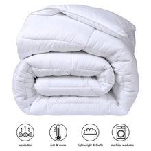 COHOME All-Season Queen Size Cooling Comforter Duvet Insert - White — Complimentary Gift with $78+ Orders; If the Gift Is Out of Stock or Its Price Rises, Order Cancelled with Full Refund Before Shipment