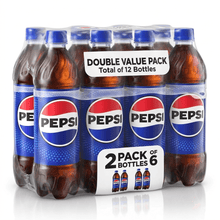 Pepsi Soda Cola 16.9 fl oz, 6 Count-Pack OF 2