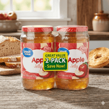 (2 Pack) Great Value Jelly, Apple, 18 oz Tastes great on breads,