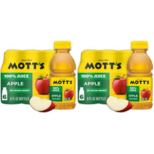 Mott's 100% Original Apple Juice, 8 fl oz Bottles (Pack of 12)