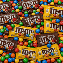 M&M'S Milk Chocolate & Peanut Milk Chocolate Candy Variety Pack