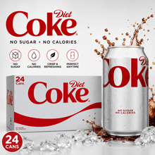 Diet Coke Soda Pop Cans, 12 fl oz, 24 cans per Pack