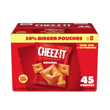 Original Baked Snack Crackers, 1.5 oz Bags, 45 Count – Crispy Baked Cracker Snacks, Individually Wrapped Grab-and-Go Snack Packs for School, Work, Travel, Lunchboxes and Everyday Snacking