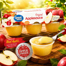 Classic Original Smooth & Delicious Applesauce – Naturally Sweet Apple Flavor, 6 Cups, Easy to grab snack
