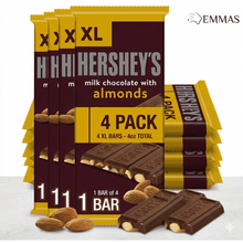 4 Bars, Milk Chocolate with Almonds XL Candy