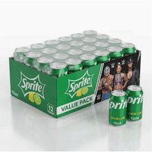 (Value Pack of 6 + 6 Cans )Sprite Lemon-Lime Caffeine Free Soda Pop Fridge Pack Cans, 12 x 12 fl oz tot 12 Packs, 144 fl oz