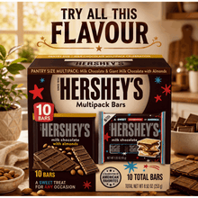 HERSHEY'S Milk Chocolate Candy Bars And HERSHEY'S Milk Chocolate with Almonds Giant Candy Bar - Combo Pack, Total