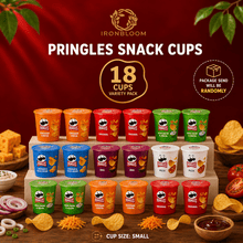 Pringles Potato Crisps Snack Cups Variety Pack, 18 Individual 0.67 oz. Cups, Assorted Potato Chip Snacks, Convenient Single-Serve Grab-and-Go Crisps Lunch Boxes, School Snacks, Office Break Rooms, Travel, Parties, Movie Nights, Sharing & Everyday Snacking