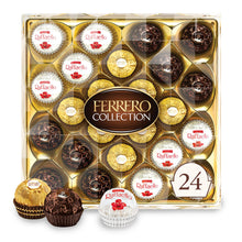 Ferrero Collection, Premium Assorted, Hazelnut, Dark Chocolate and Coconut, 24 Count Treats, 6.1 oz