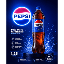 Pepsi Cola Soda Pop, 1.25 Liter Bottle