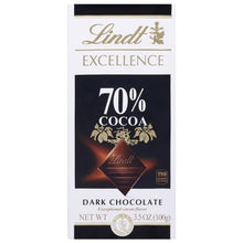 Lindt, 70% Cocoa Dark Chocolate Candy Bar, Dark Chocolate, . Bar, 3.5 Ounce