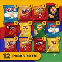Individually wrapped bags Classic Variety Pack Individually Wrapped Potato Chips Snack Bags, 10 Count Assorted Flavors, Convenient Single-Serve Portions for Parties, Office Snacks