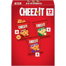 Cheez-It Cheese Crackers, Baked Snack Crackers, Lunch Snacks, Variety Pack, 12.1oz Box (12 Packs)