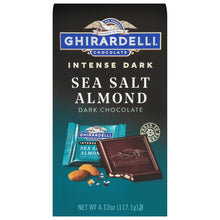Sea Salt Almond Dark Chocolate Squares - 4.12 oz