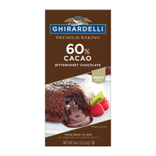 Premium 60% Cacao Bittersweet Chocolate Baking Bar - 4 oz