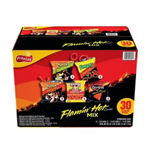 Frito-Lay Flamin’ Hot Variety Pack, 30 Count, Cheetos, Doritos, Chester’s & Funyuns Spicy Snacks, Individual Bags