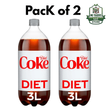 (Pack of 2) Diet Coke Original Taste Diet Soda, 3 Liter Bottle