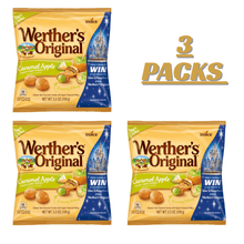 3 PACKS Werther's Original Hard Apple Filled Caramel Candy, 5.5 oz