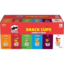 Potato Crisps Variety Pack, 18 Count, 0.67 oz Snack Stacks, Assorted Crispy Potato Chips, Individually Packaged Grab-and-Go Snacks for School, Office, Travel & Parties