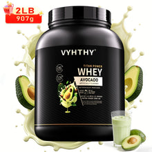 1 Bottle VYHTHY Avocado Whey Protein Powder, Sports Nutrition Supplement, 2 LB, 30 Servings