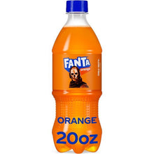 Orange Flavored Carbonated Soft Drink Bottle, Fizzy Soda Beverage 20 fl oz