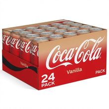 24 Pack Coca-Cola Vanilla Soda Pop Fridge Pack Cans, 12 fl oz.