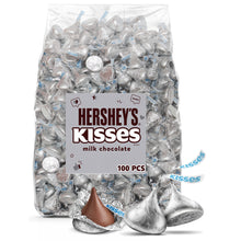Hershey’s Kisses Milk Chocolate Candy, 100 Pieces, Individually Wrapped Bite Size Chocolates for Parties, Candy Bowls, Events & Sharing