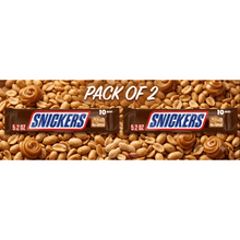 ( 2 Pack )Snickers Fun Size Milk Chocolate Bars - 10 Ct