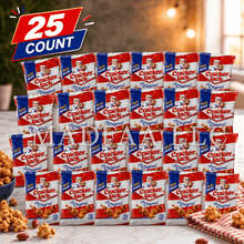 Cracker Peanut Snack Mix, Jack Original Popcorn & Peanuts Snack Collection | Each Pack 1.25 oz | Total Weight 30.25 oz | Includes Caramel Coated Popcorn Treats, Ready to Eat Snack Packs, Lunch Box Snacks, Movie Night Snacks, Travel Snack Packs