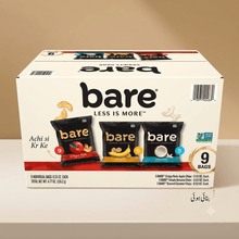 9 Pack Baked Crunchy Fruit & Vegetable Chips Variety Pack, 0.53 oz Snack Bags